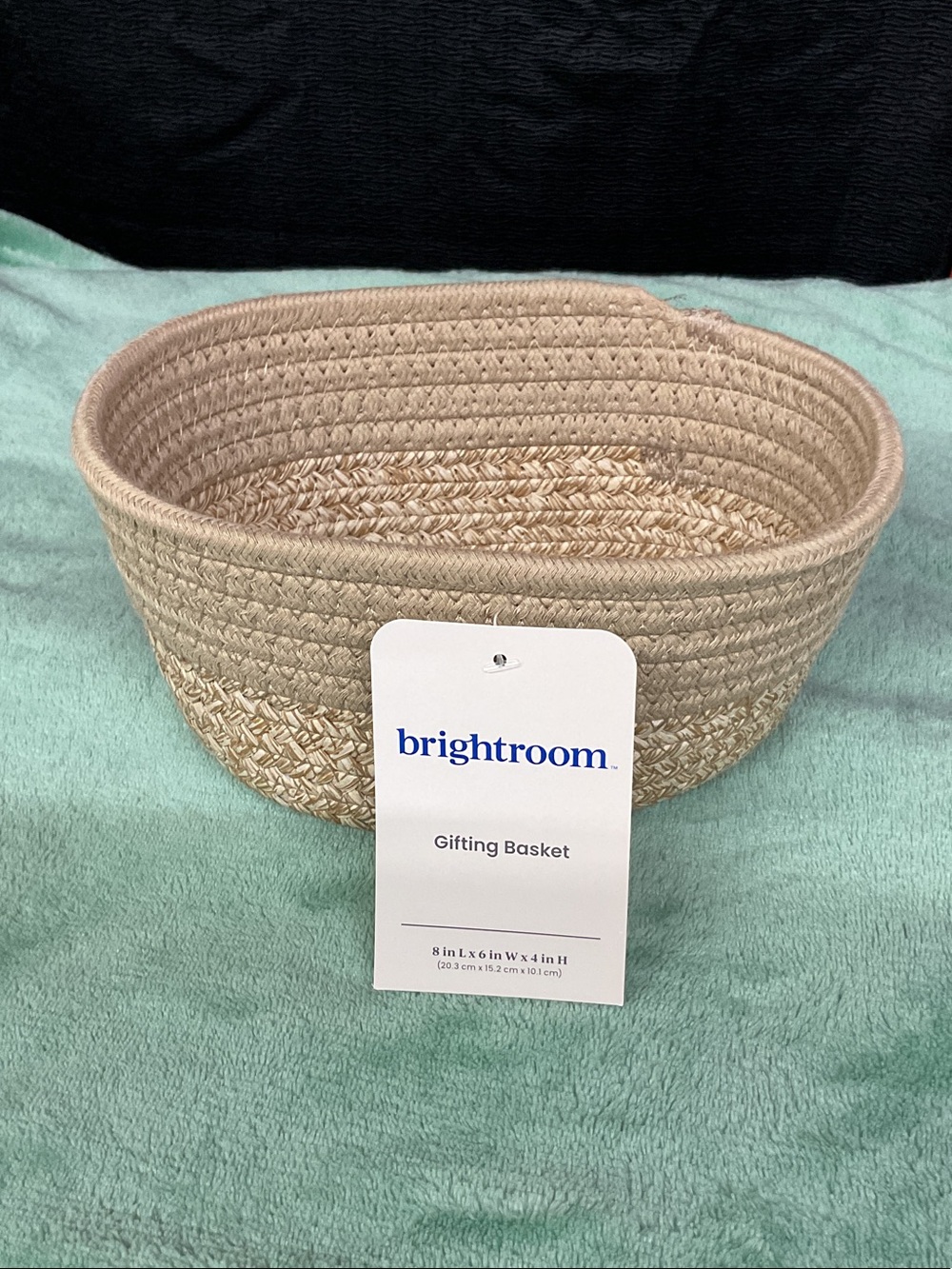 Brightroom Beige Braided Gift & Storage Basket